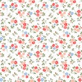 Cute floral pattern in the small flowers.